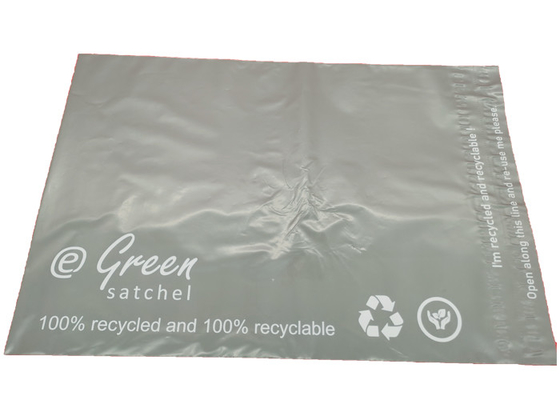 100% Recycled 60micron Reusable Poly Mailers Low Density Polyethylene