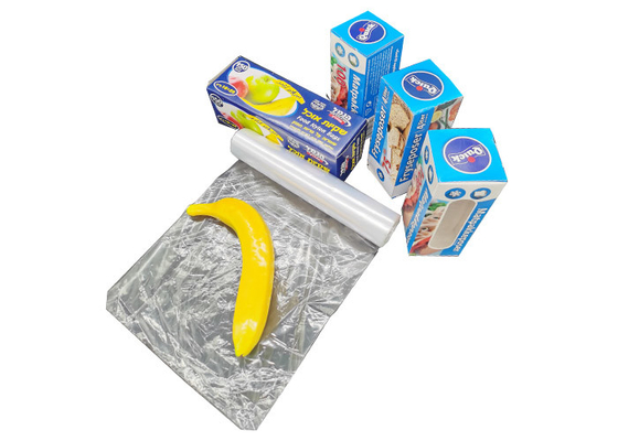12.80 IN(W) x15.80 IN(L), Clear Food Grade Fruit and Vegetable Freezer Produced Rolls Banana Bags