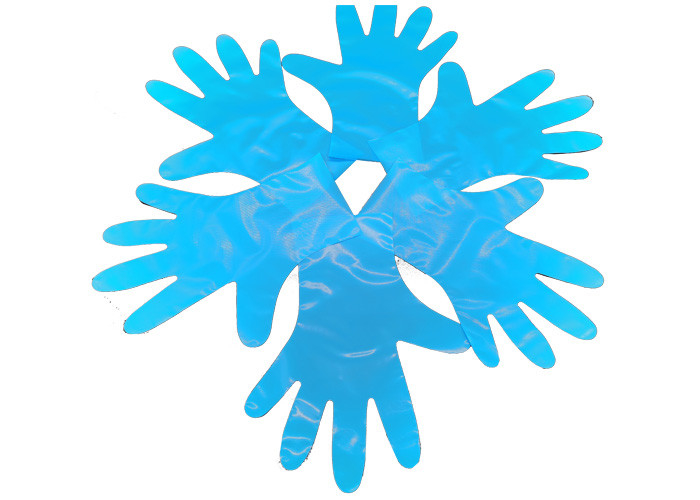AS4736 Certified Compostable Food Gloves 50 Micron CPE Disposable Gloves