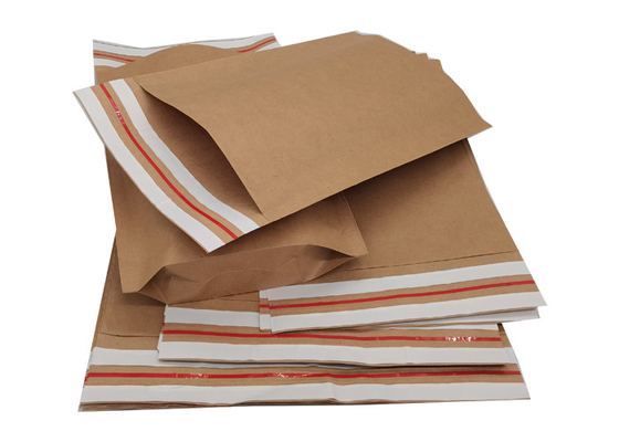 Kantong Kertas Ramah Lingkungan 8 inciX12 inci, Tas Ongkos Kirim Biodegradable ISO9001