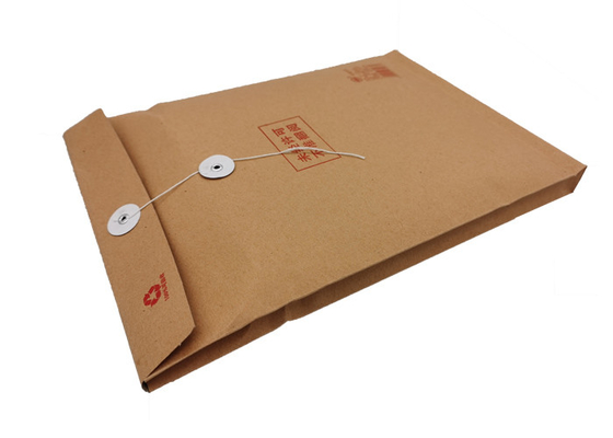 Kantong Kertas Daur Ulang Brown Kraft 12x16 Inch Dengan Pegangan Ramah Lingkungan